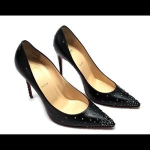 Louboutin Embellished with Rhinestones Pumps